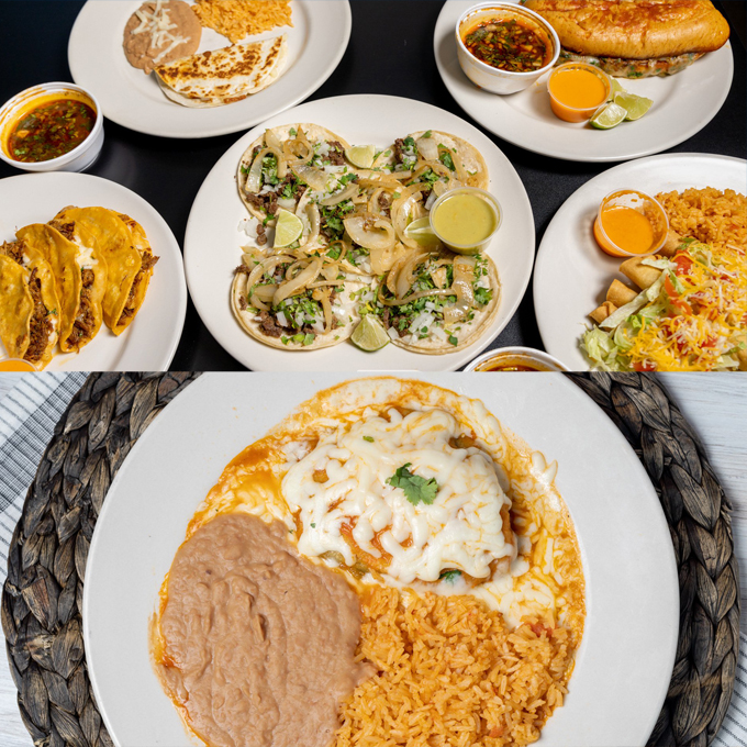 Authentic Mexican restaurant menu items